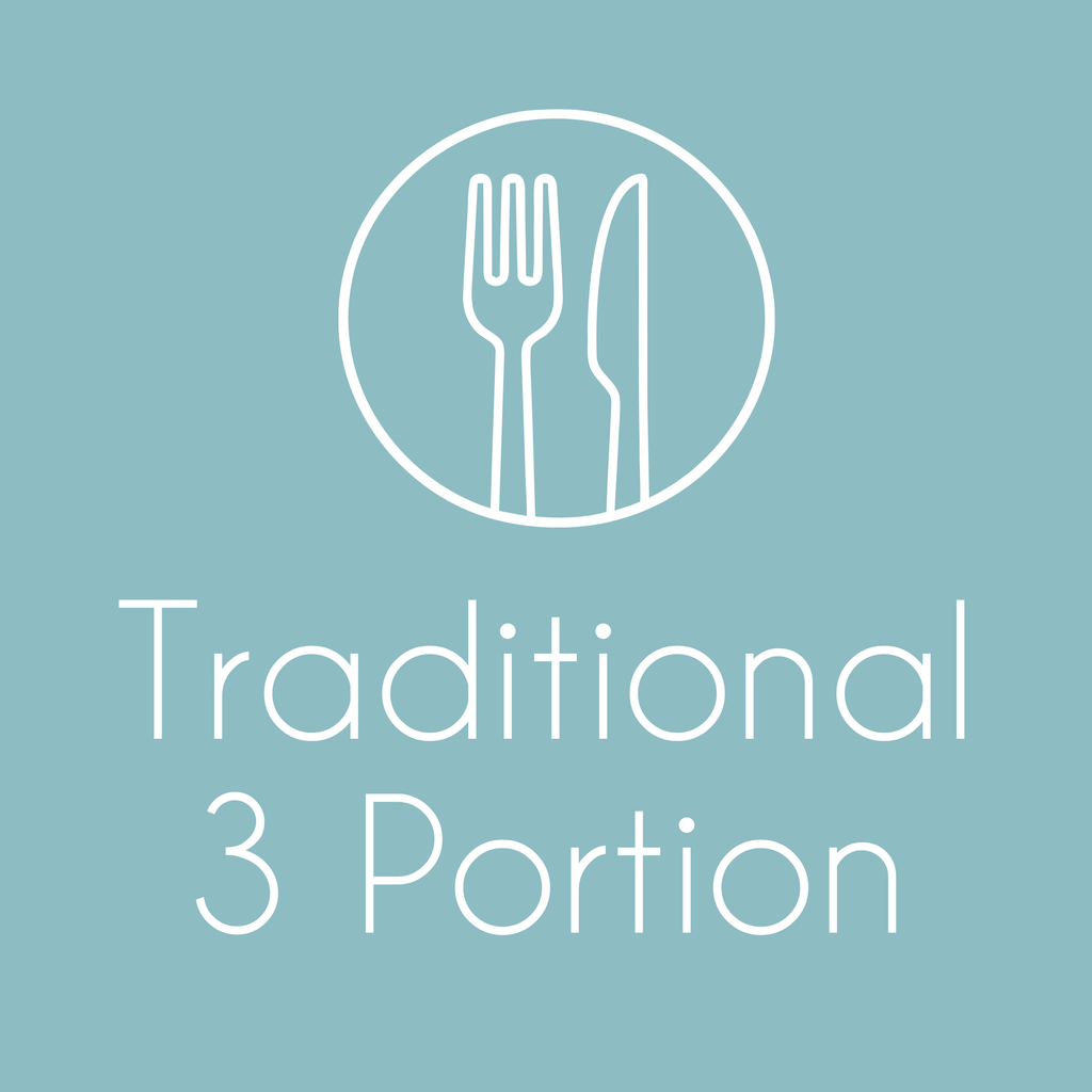 Traditional 3 Portion Box