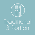 Traditional 3 Portion Box