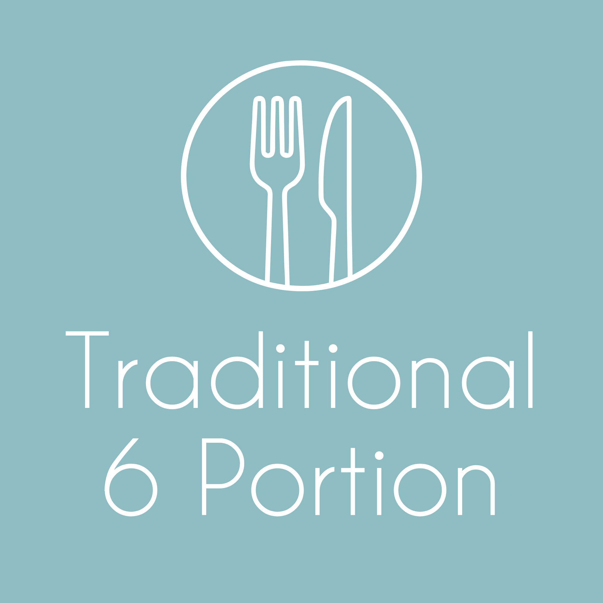 Traditional 6 Portion Box