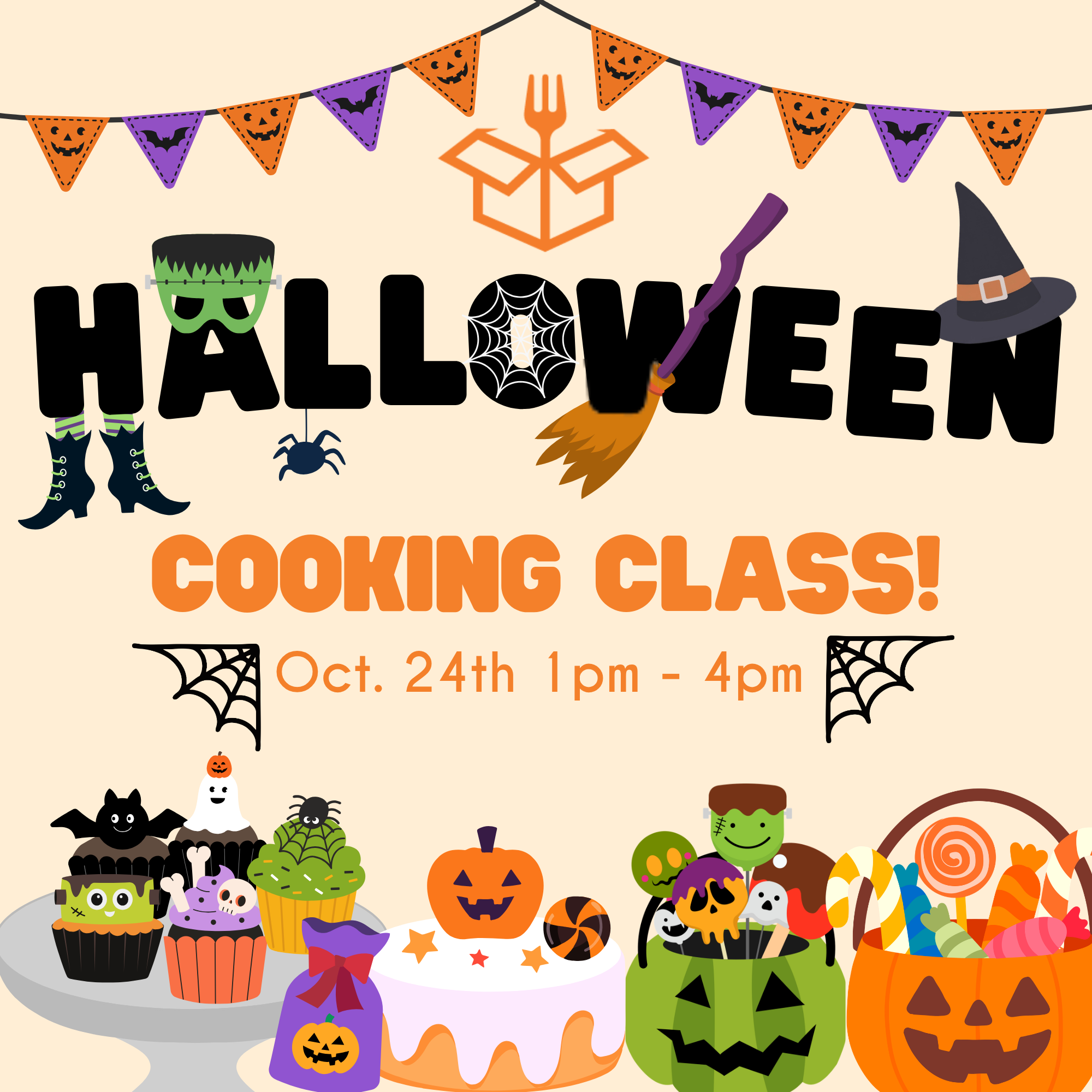 Halloween Kid’s Class (October 24th)