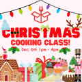 DEC. 6 Ages 9+ Christmas Cookie Class