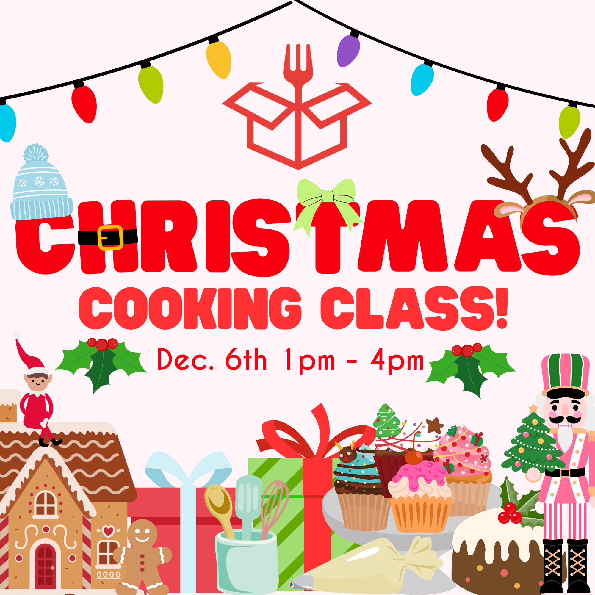 DEC. 6 Ages 9+ Christmas Cookie Class
