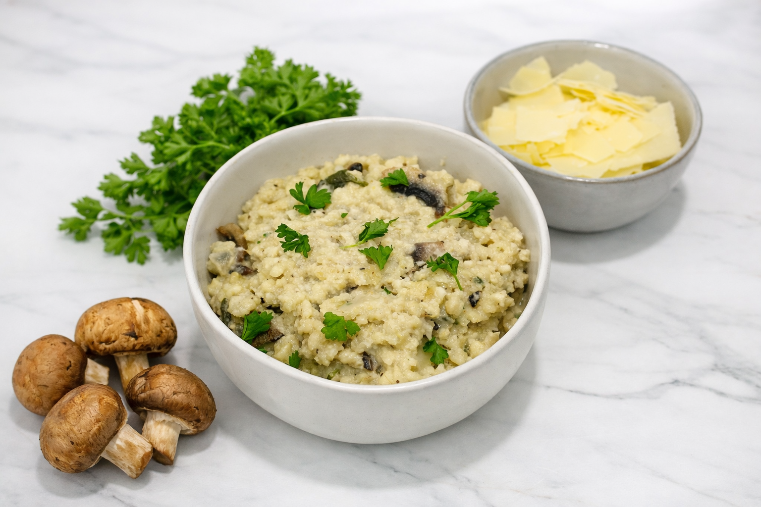 Mushroom & Spinach Risotto