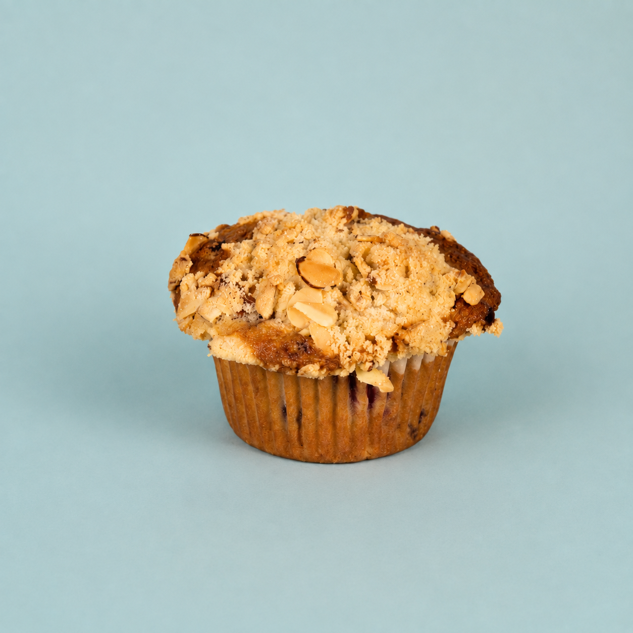 Blueberry Almond Streusel Muffins