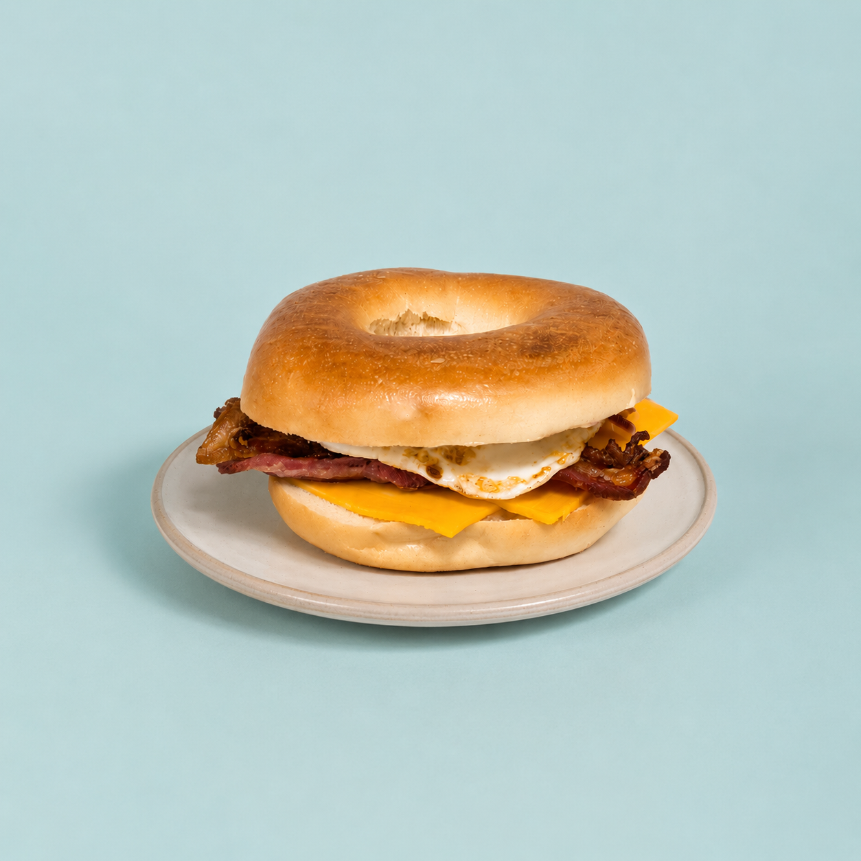Bacon Egg & Cheese Bagel Sandwich