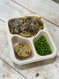 Beef Stroganoff with Peas
