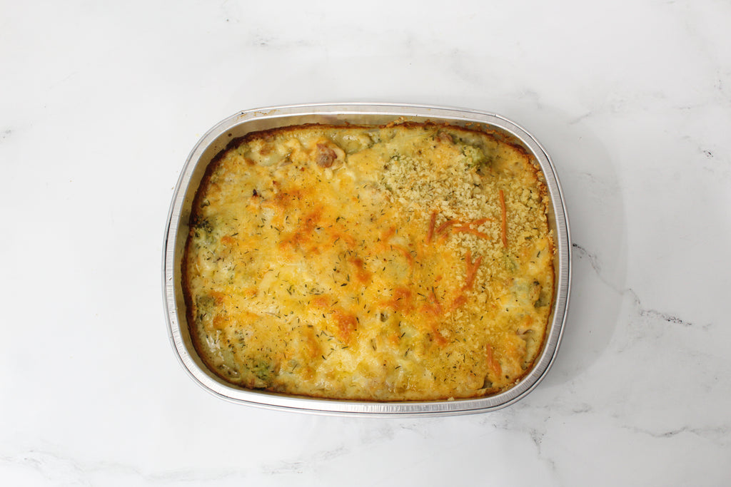 Chicken Broccoli Cheddar Rice Bake