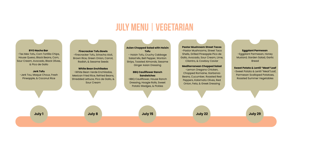 Vegetarian 3 Portion Box