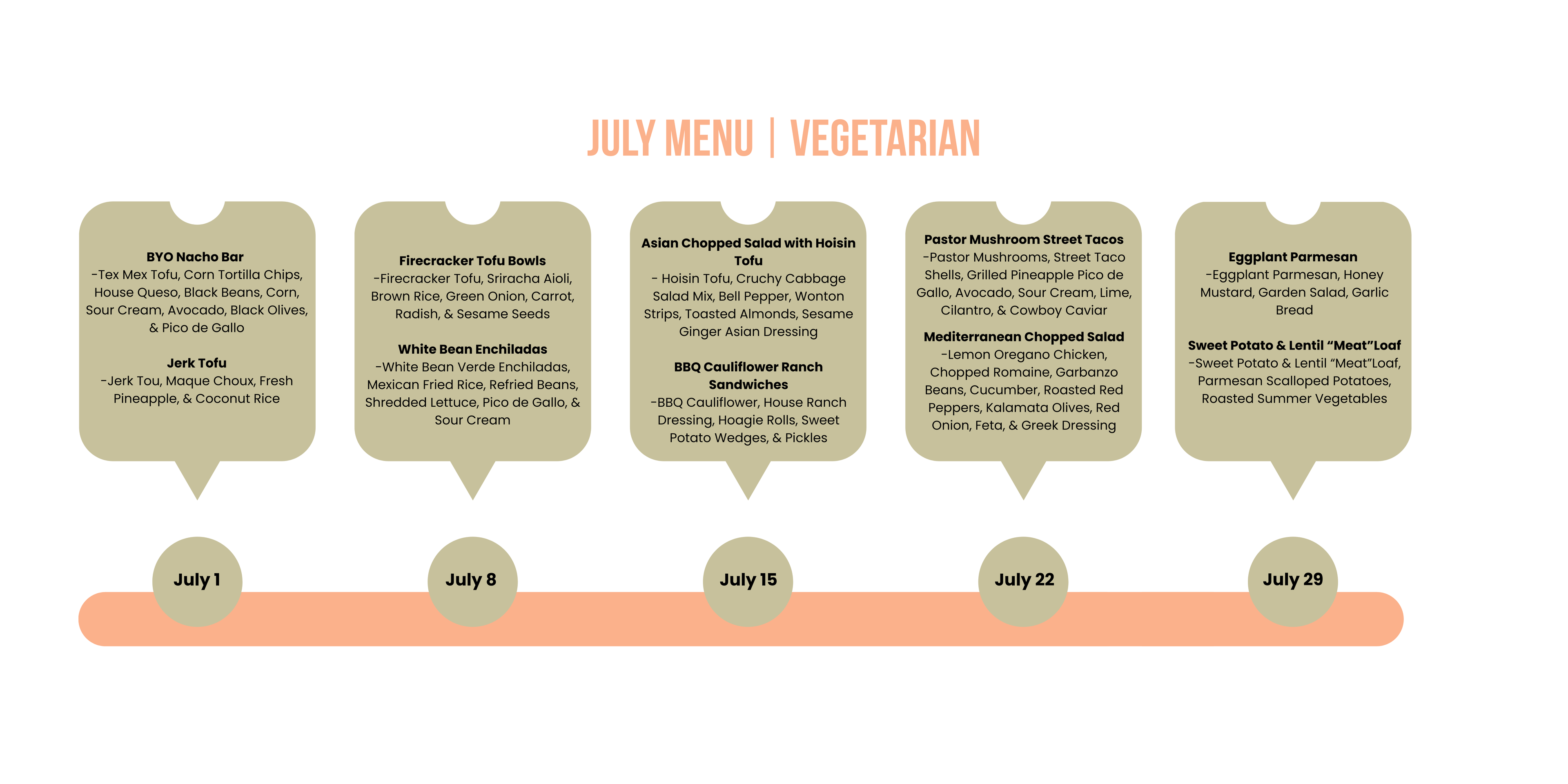 Vegetarian 3 Portion Box