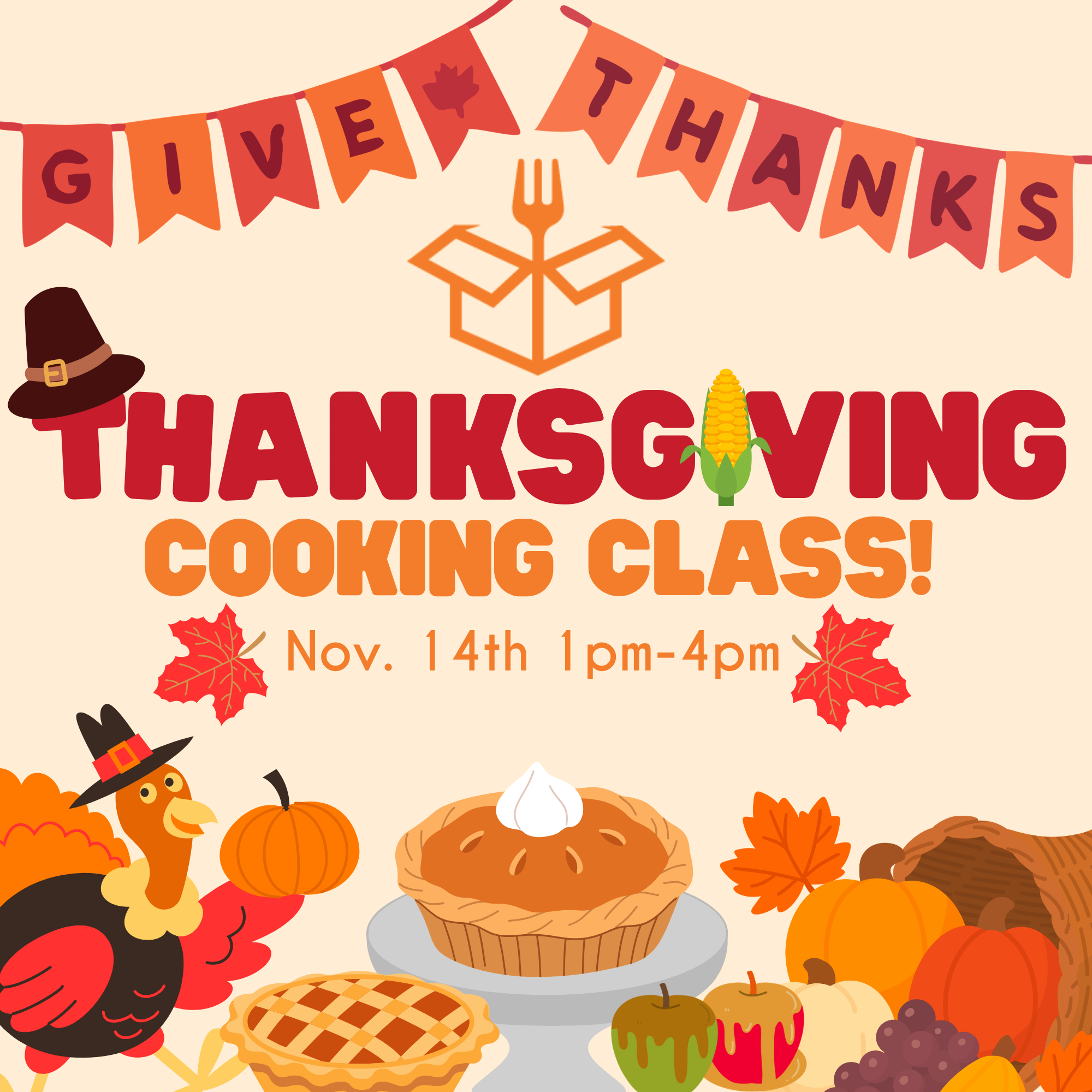 Thanksgiving Pie Kid’s Class (November 14th)