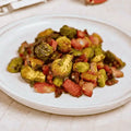 Maple Bacon Balsamic Brussels Sprouts