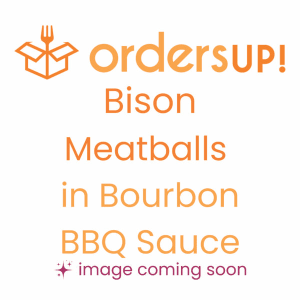 Bison Meatballs in Bourbon BBQ Sauce