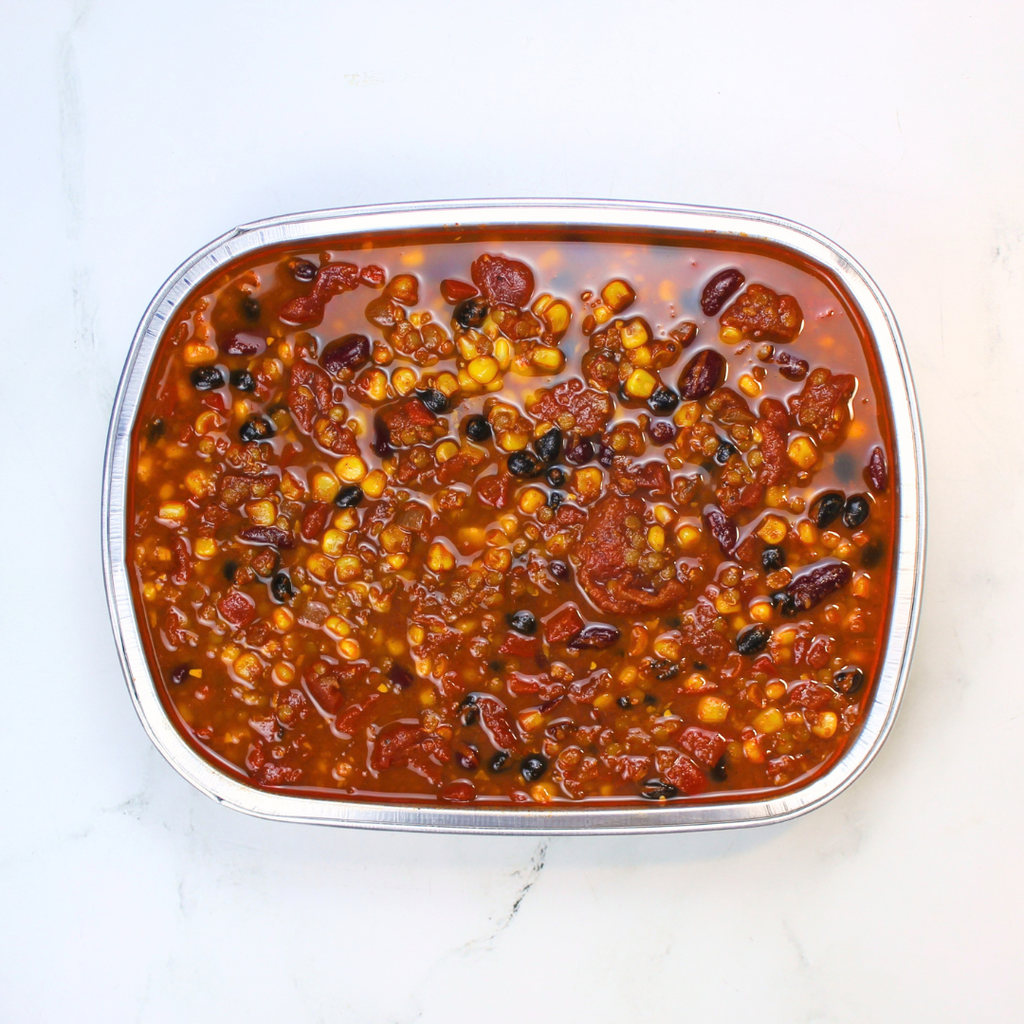 Plant Based Red Lentil Chili