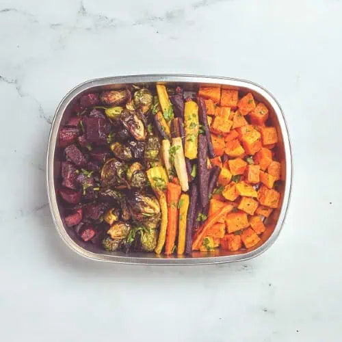 Oven Roasted Rainbow Vegetables