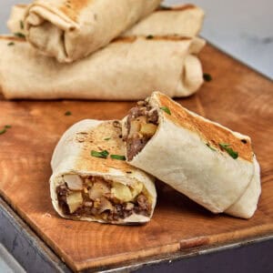 Sausage Breakfast Burritos