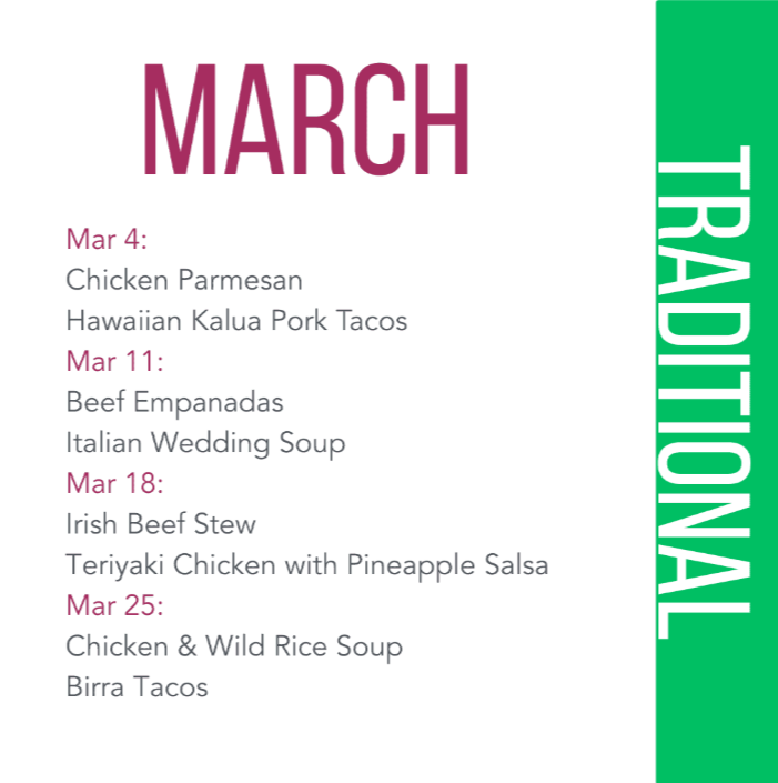 Traditional 6 Portion Box