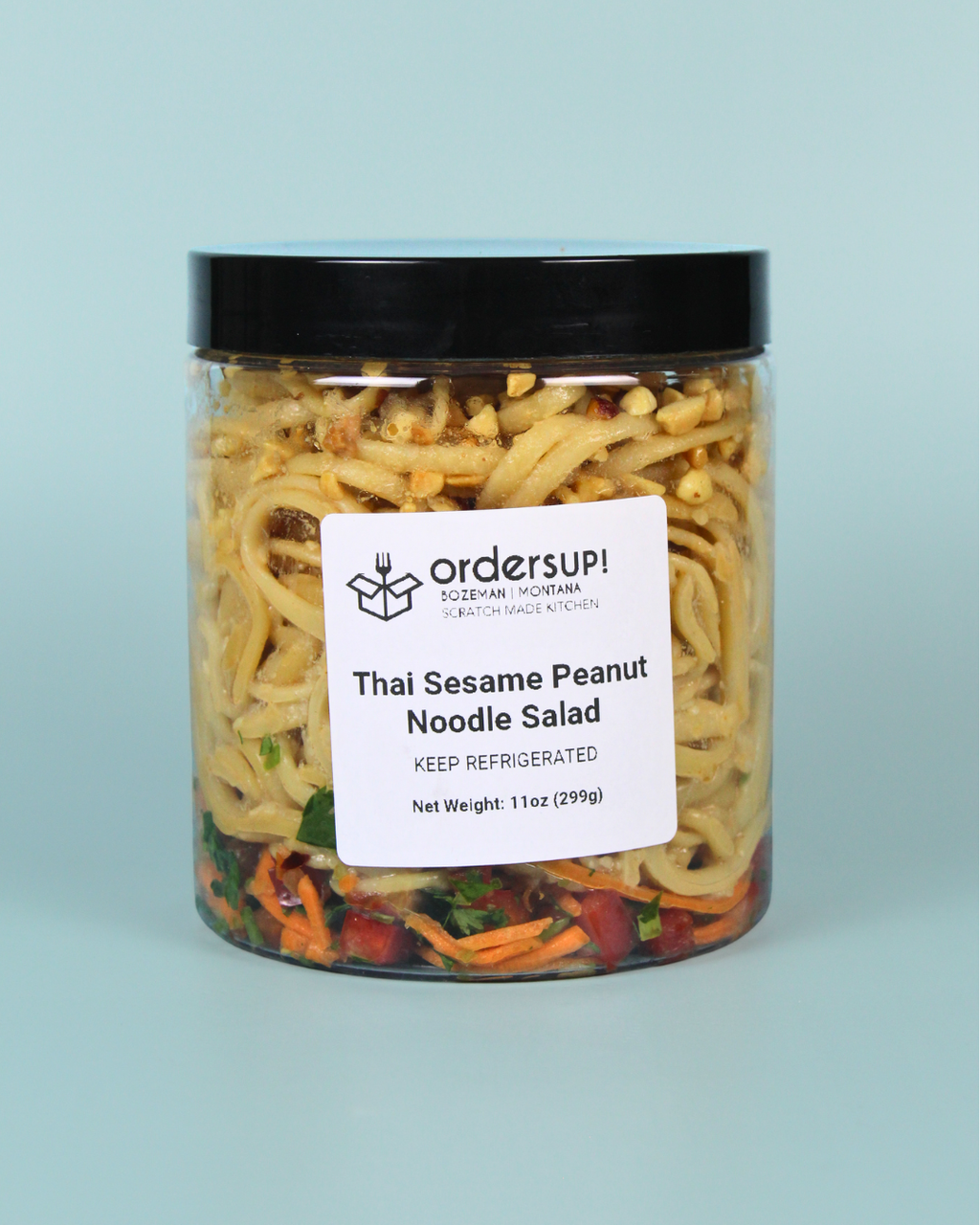 Thai Sesame Peanut Noodle Bowl