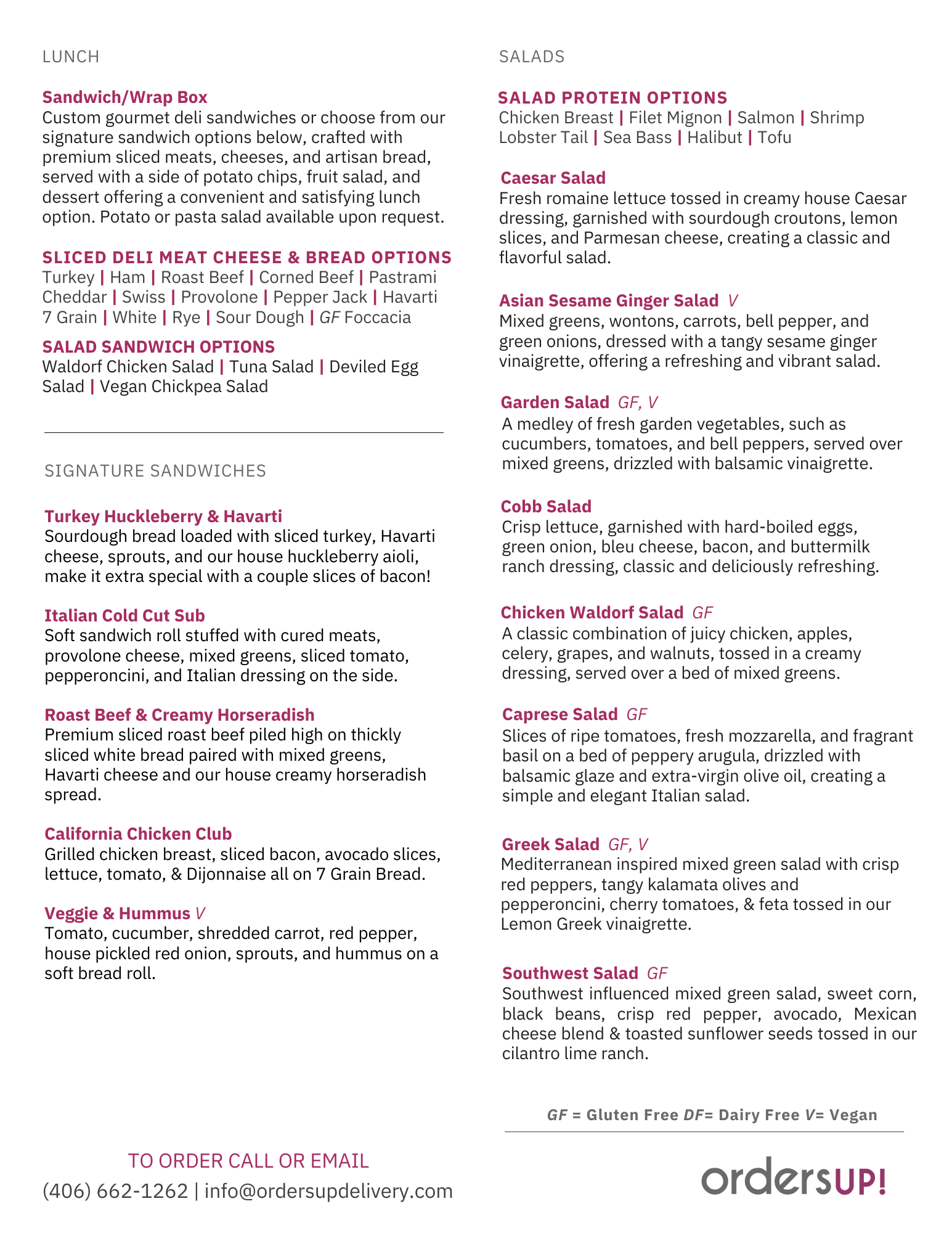 In-Flight Menu Page 3 2024