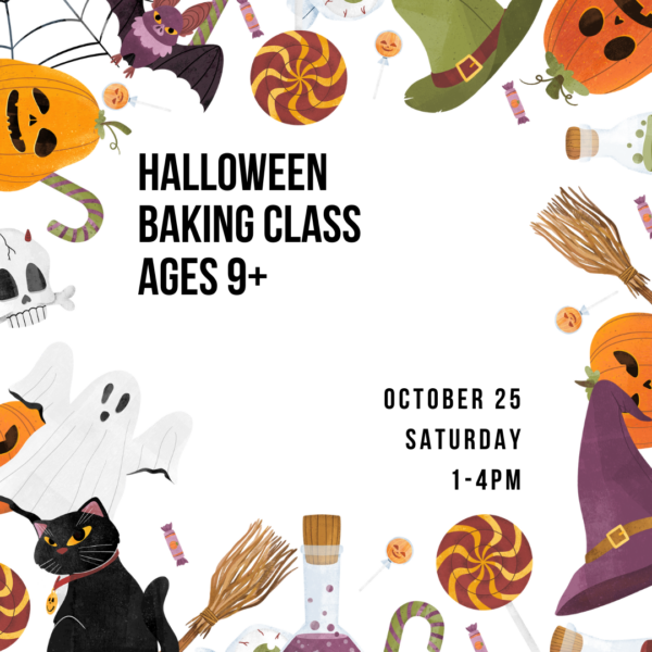 OCT. 25 Ages 9+ Halloween Baking Class